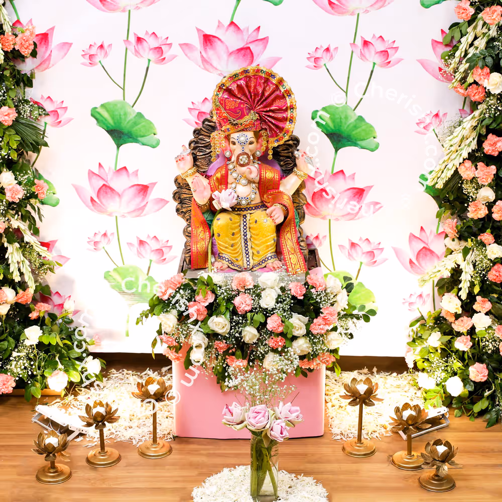 A variety of fresh flowers that add colour and fragrance to the ambience