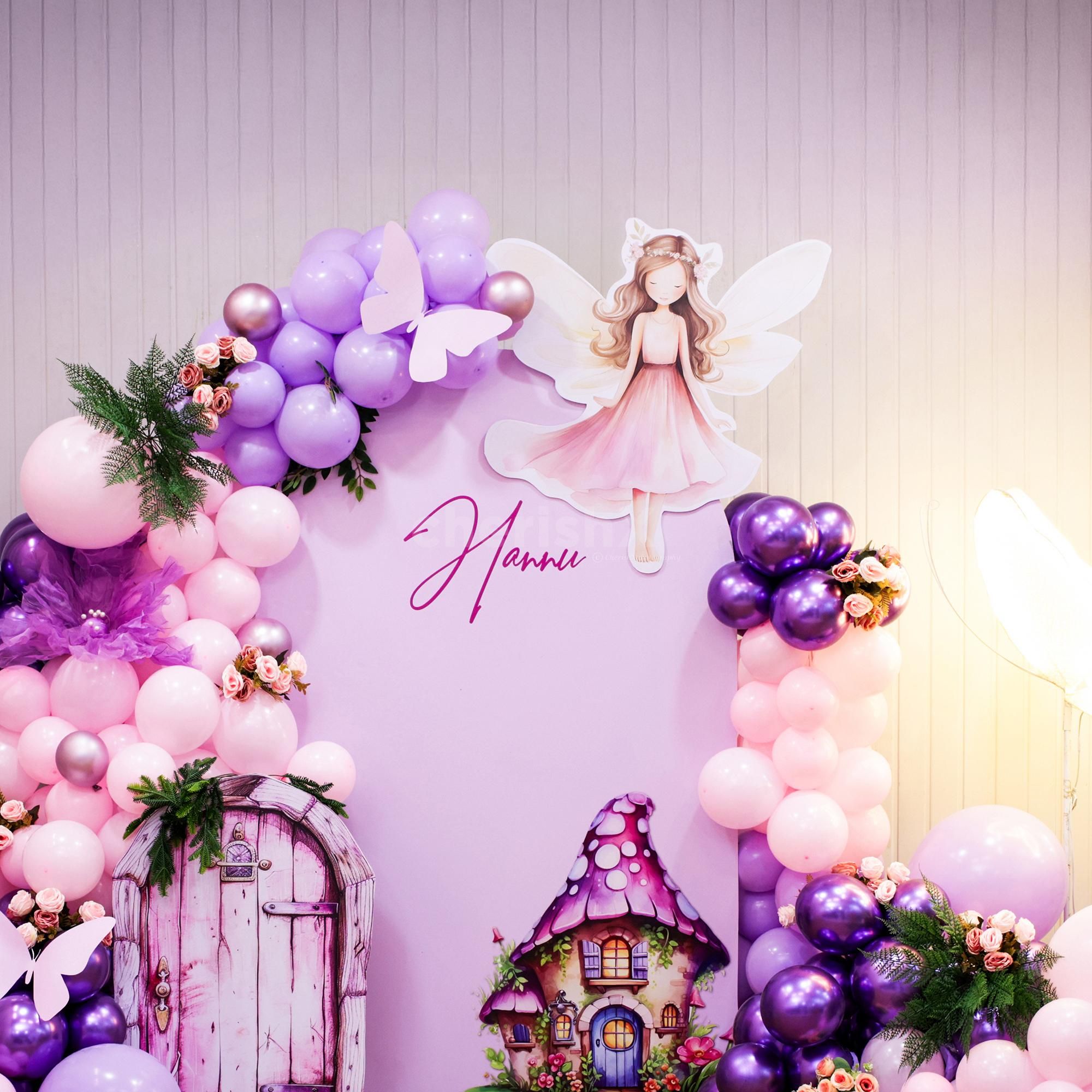 A paper cake table forms a delicate platform that matches the charming setup details