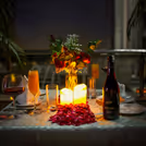 beautiful dining decor for date night