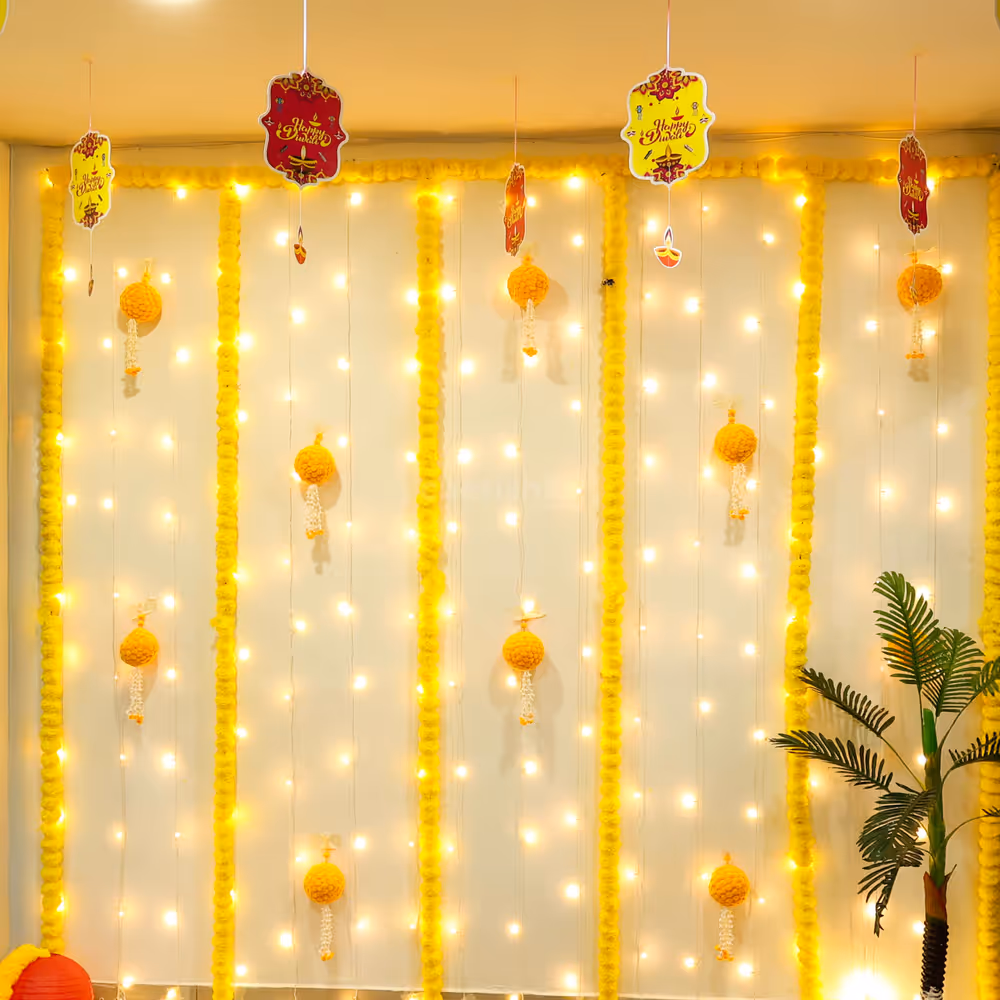 “Happy Diwali” sunboard cutout enhances Diwali mood for visitors and staff