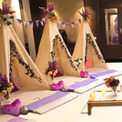 Sleepover got the makeover with funky decor elements and utilities