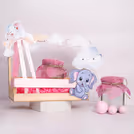 Pink-themed jars, too-cute-to-resist and a beautiful wooden crate.