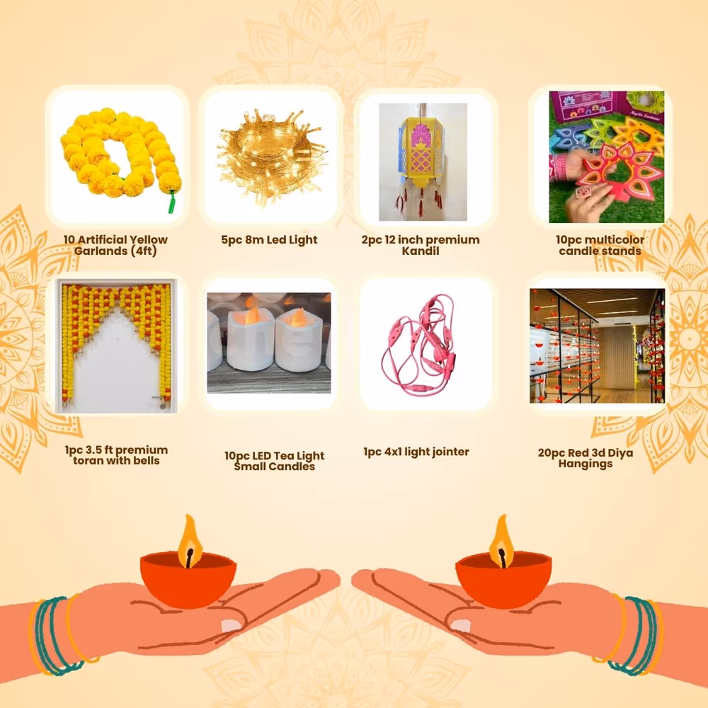 Glowing DIY Diwali Decor Kit