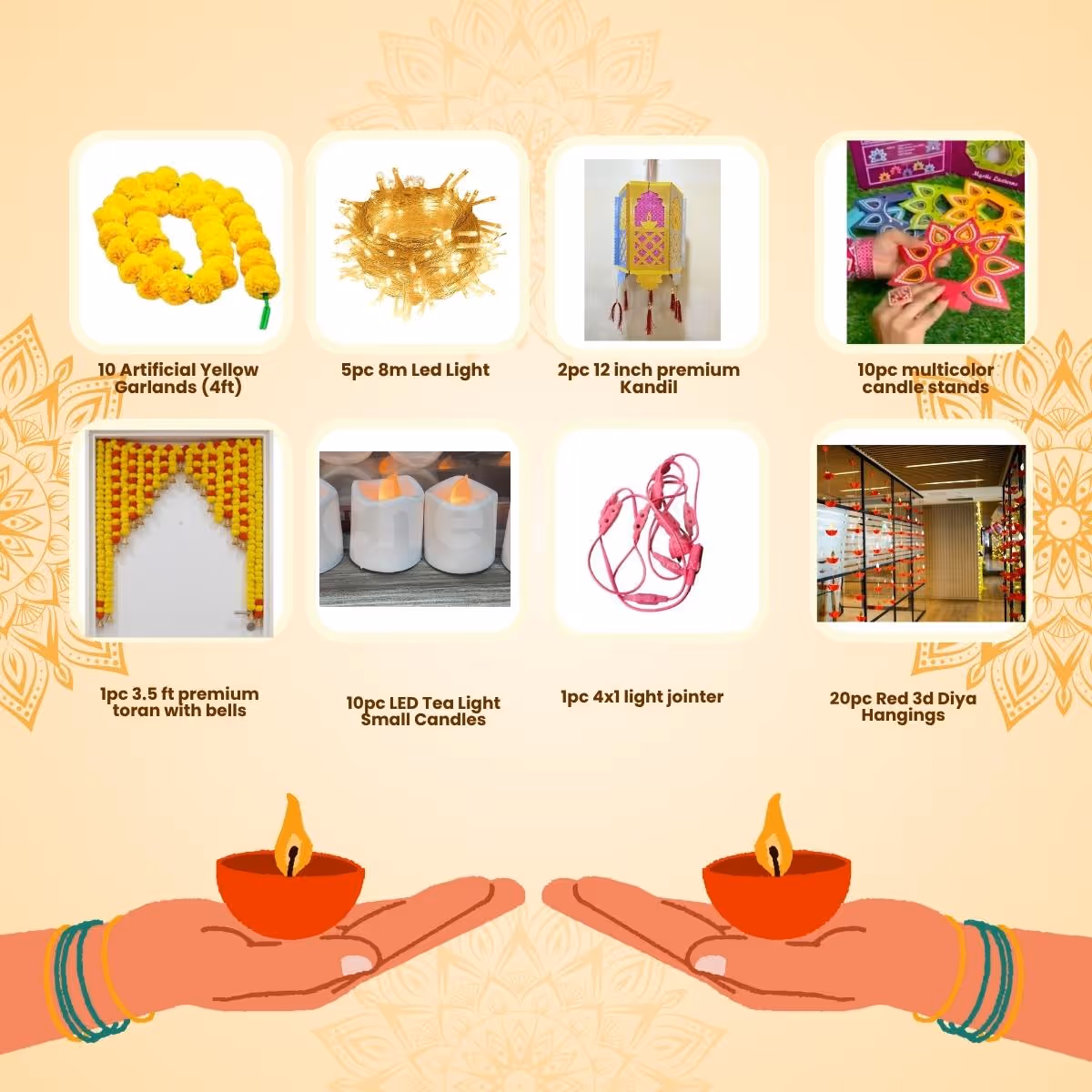 Glowing DIY Diwali Decor Kit