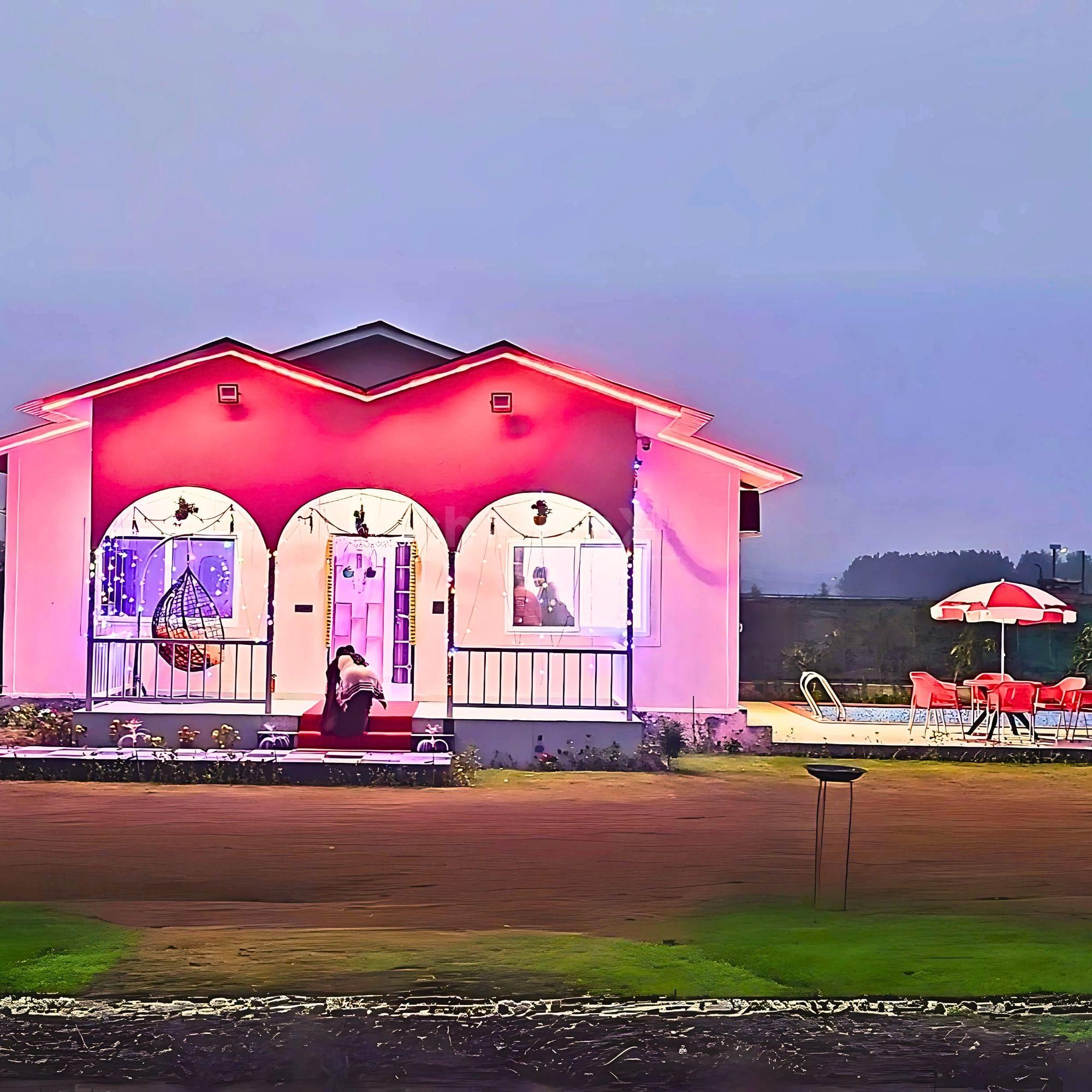 Enjoy a stylish night with friends at a private farmhouse