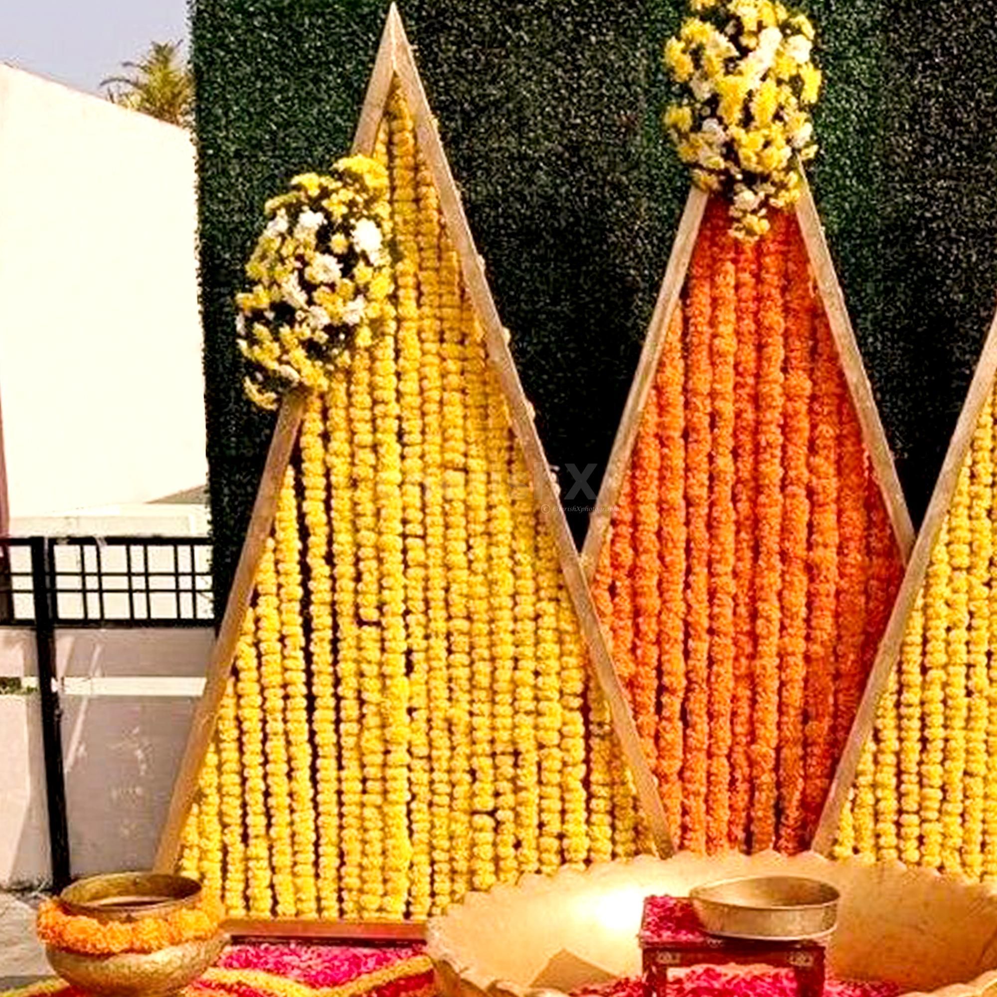 Central urli and chowki are designed for sentimental rituals.