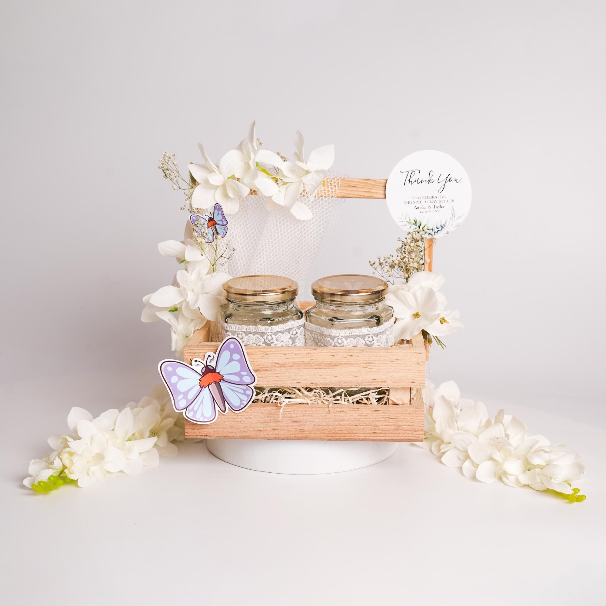 A gorgeous flowered hamper for an unforgettable birthday.