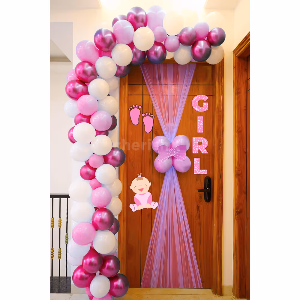Welcome Baby Girl Decor