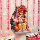 Big Lotus MDF acts as the guardian of serenity at the base of the backdrop
