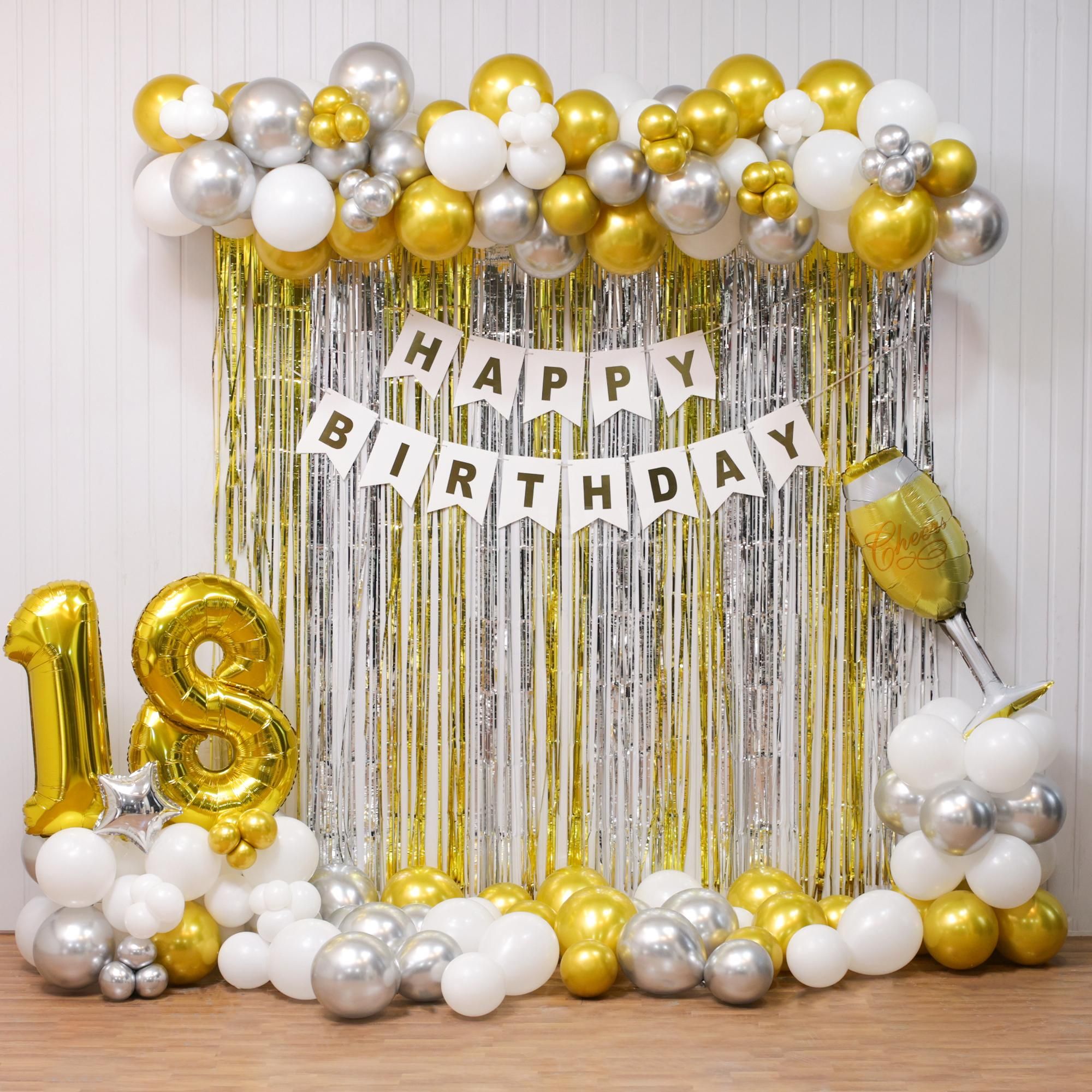 Let the balloons declare your age joy and celebratory vibes