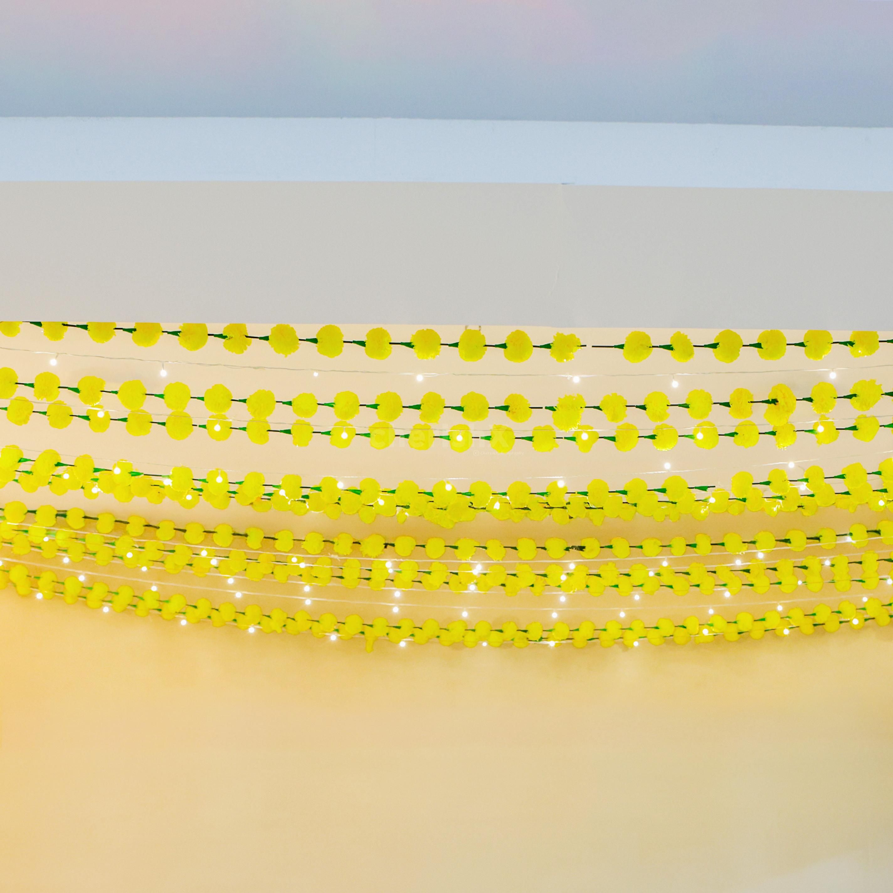 Vibrant garlands carry a rich cultural and spiritual significance for celebrations.