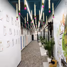 Jasmine lotus ceiling hangings combine tradition, beauty, and elegance