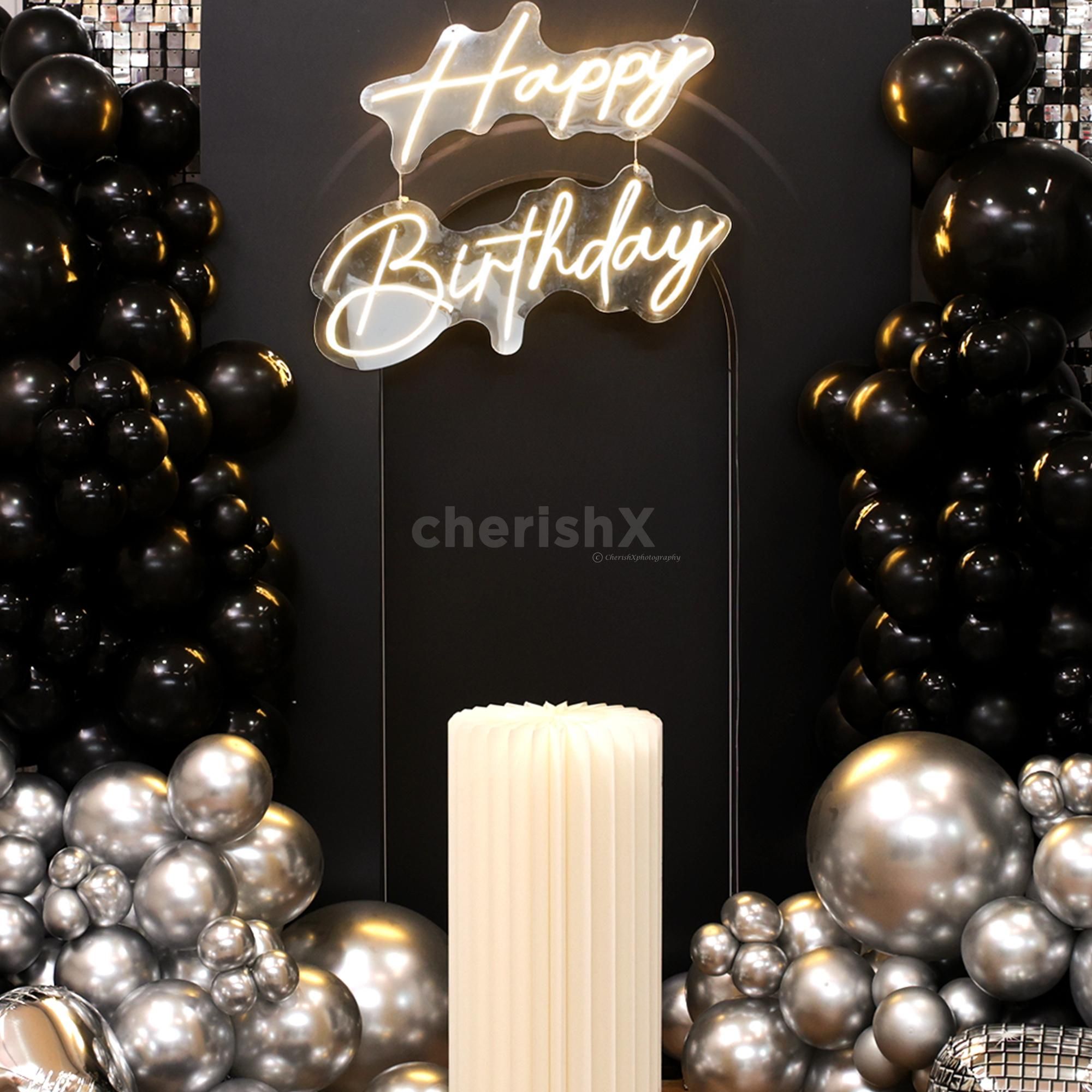 Soft ambient LED lighting brings warmth to the celebration.
