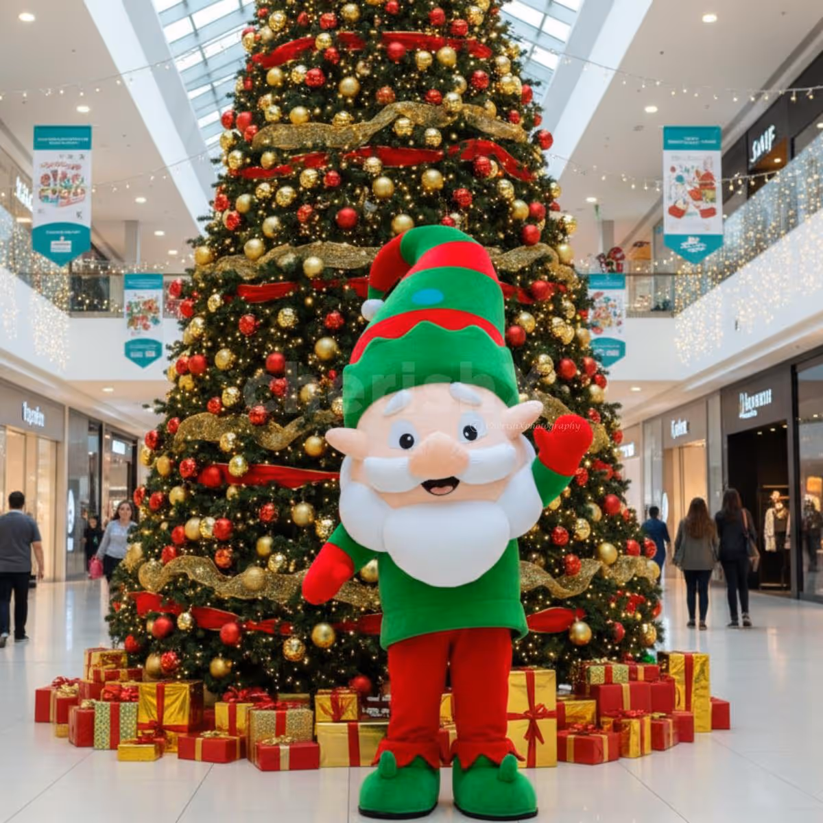Squishy Life-size Elf Mascot