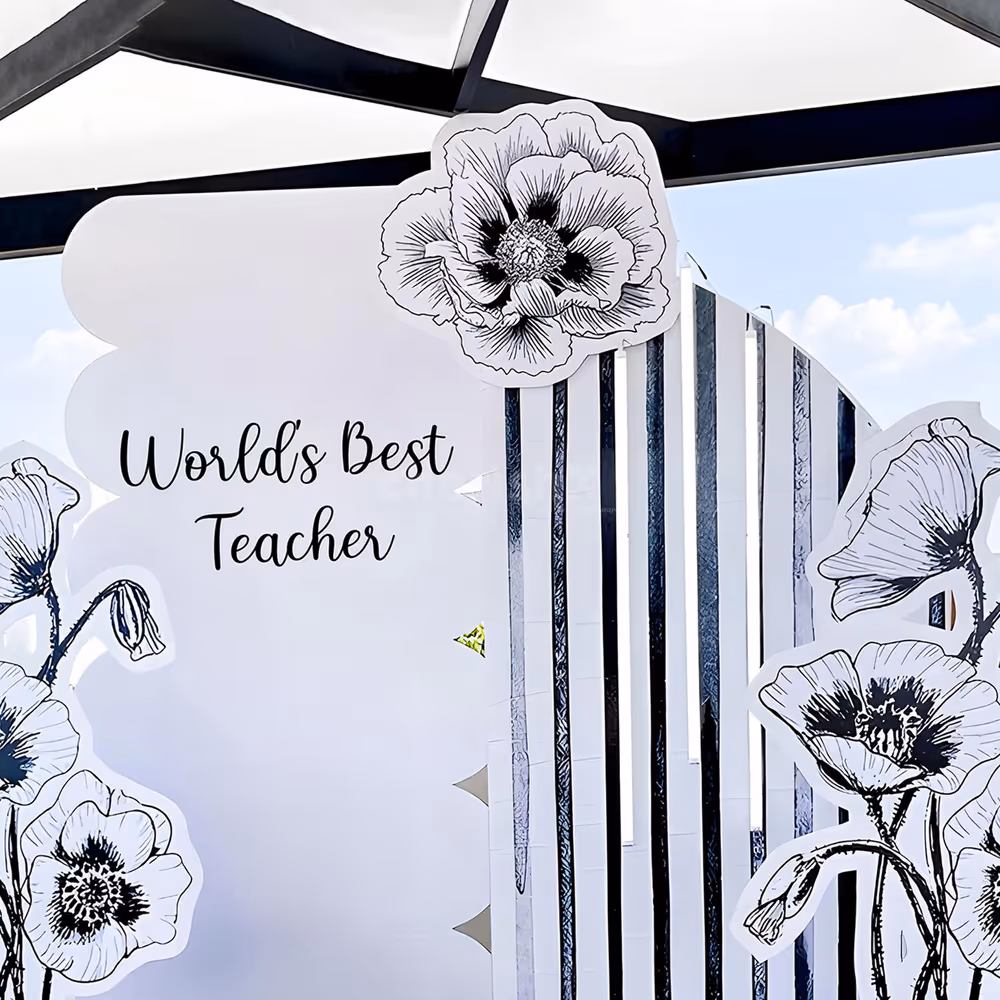 Background transforms ordinary events into stylish celebrations full of charm