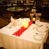 Table decor for romantic dining, candlelight dinner, couple dining in noida