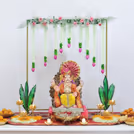Budget friednly and Easy ganesh chaturthi decor