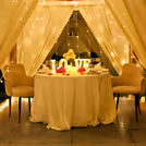 romantic candlelight dining in gurugram, under the stars candlelight dining