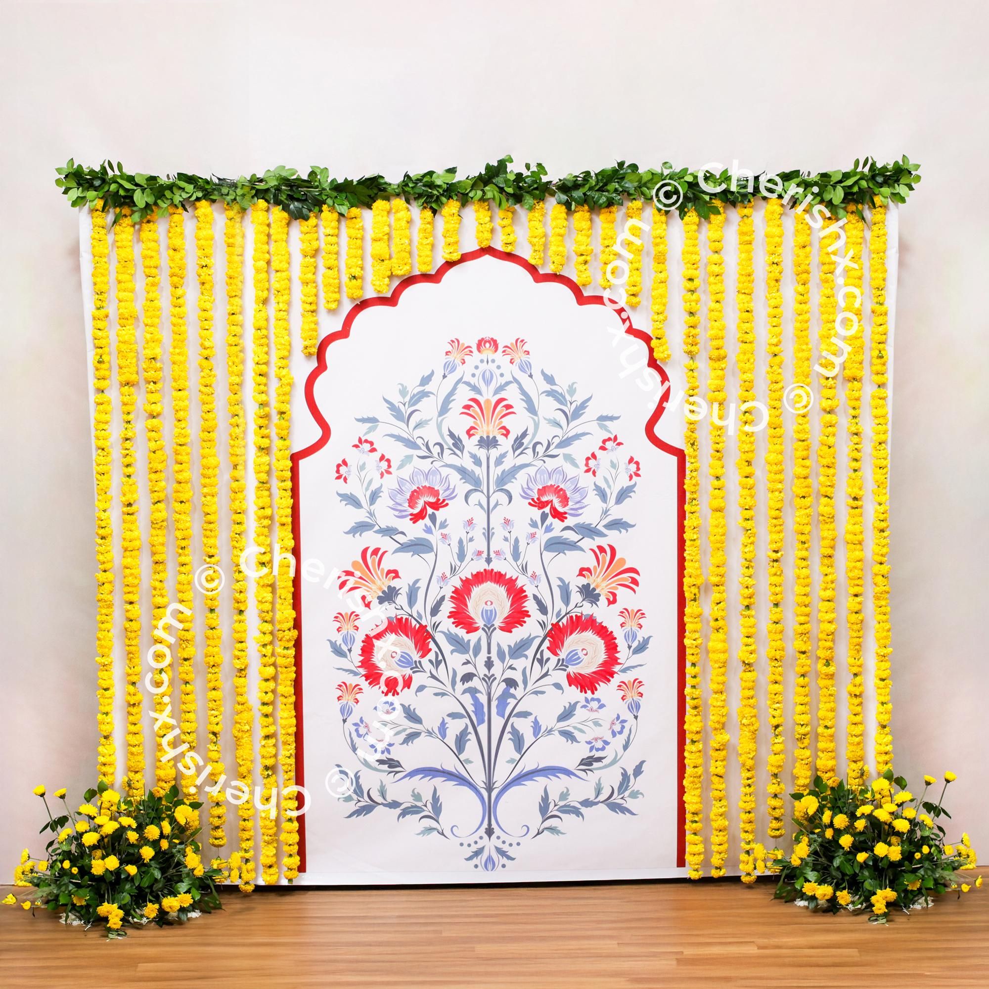 Ganesh chaturthi traditional decor