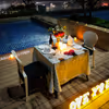 private candlelight dining in delhi for anniversary