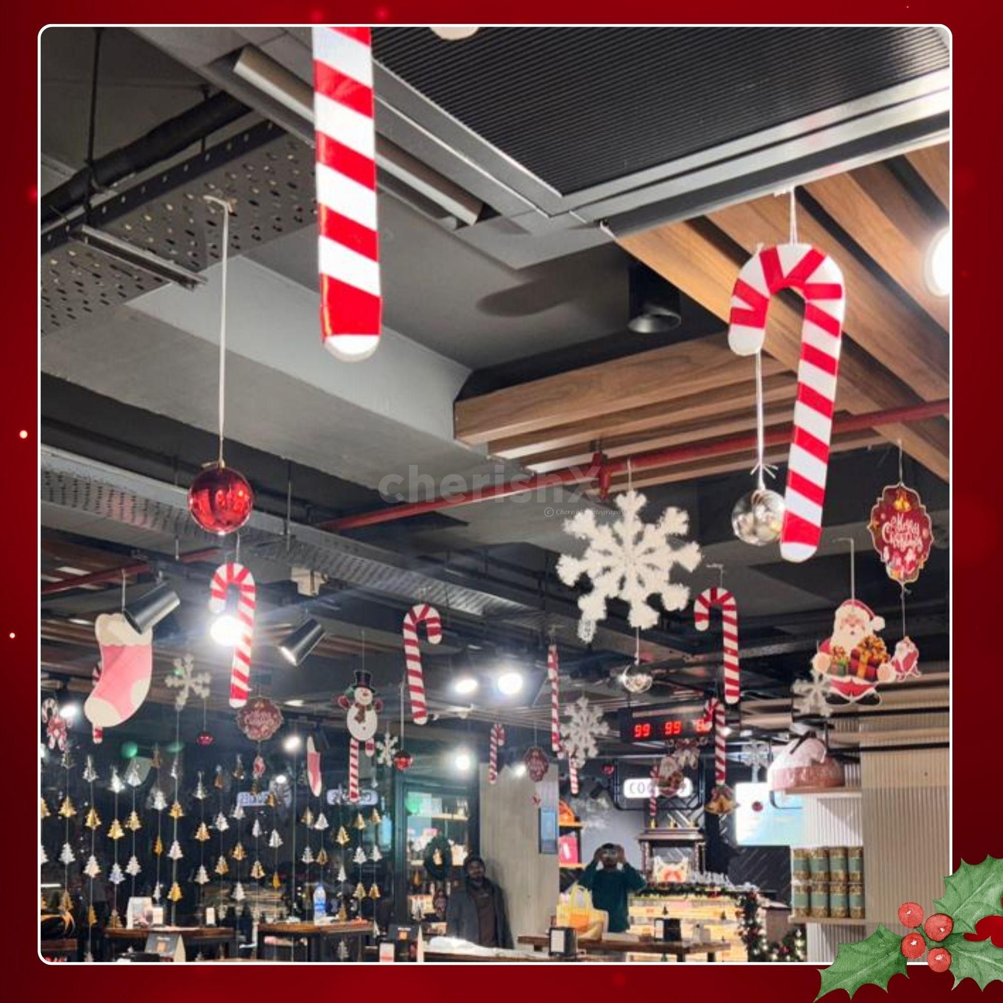 Christmas cafeteria ceiling decoration package