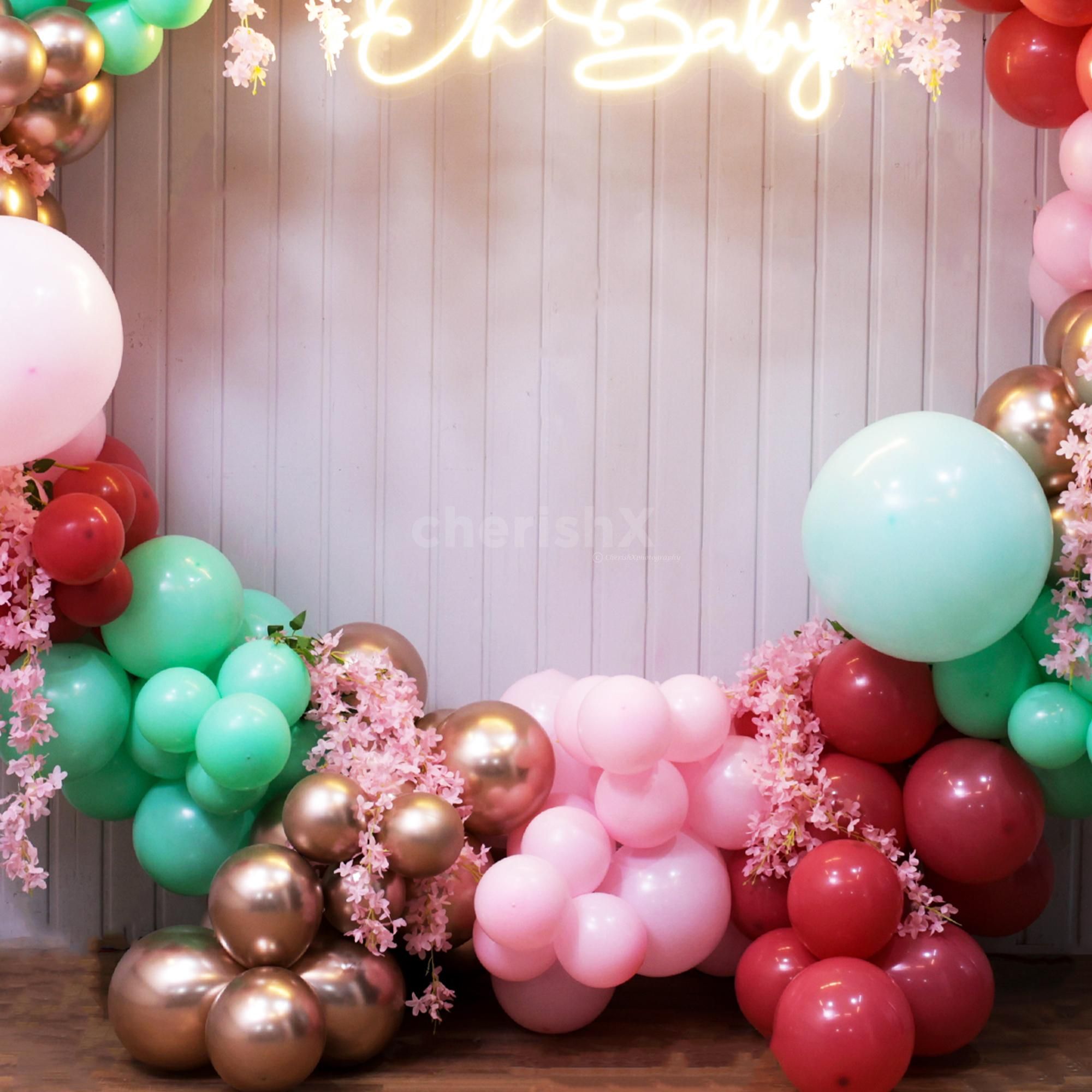 A glowing setup that celebrates the joy of a new member arriving