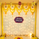 “Happy Diwali” sunboard cutout enhances Diwali mood for visitors and staff