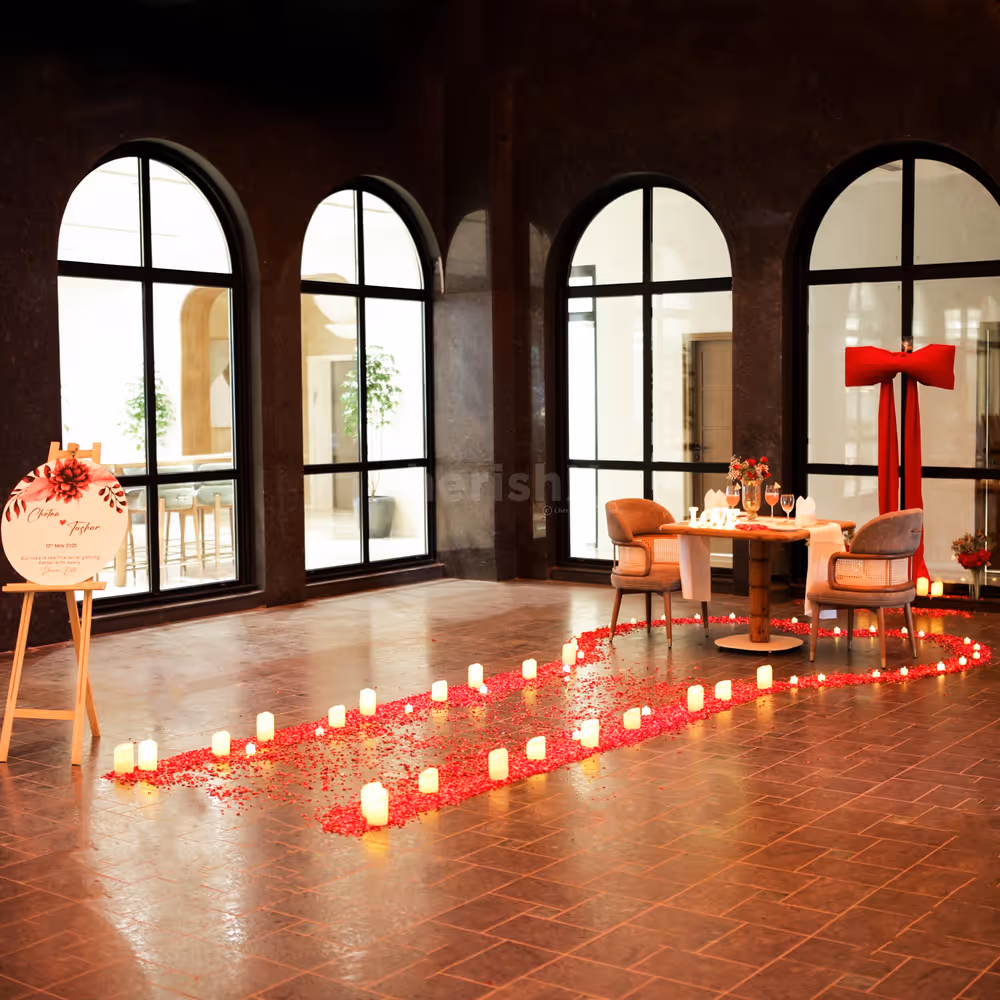 Experience an intimate evening with exclusive dining