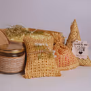 Earth tones and natural fibers communicate a peaceful presence.