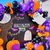 Perfect setup with balloons, banners, and playful, spooky Halloween decorations.