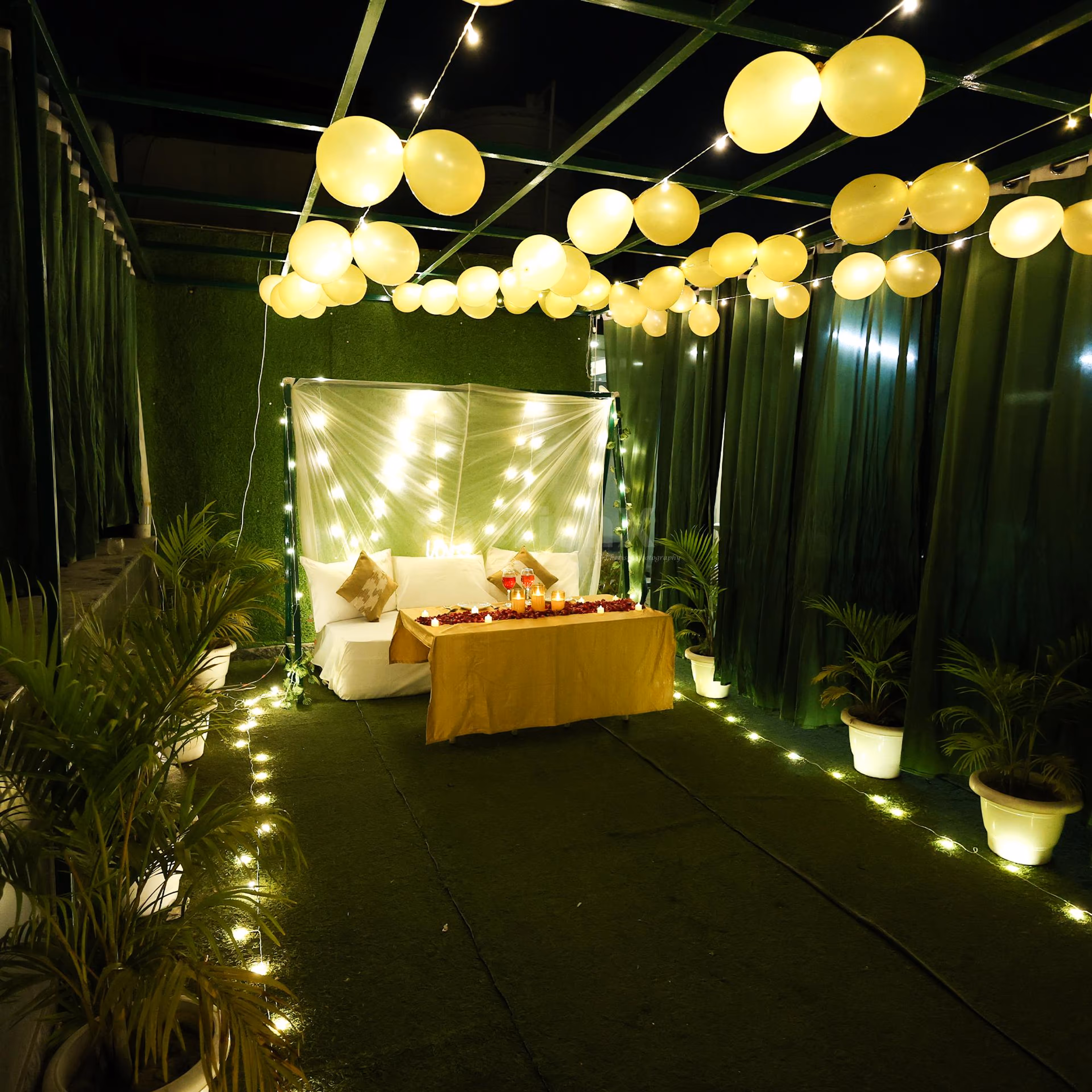 Enchanted Private Rooftop Dining