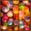 multi colored lanterns