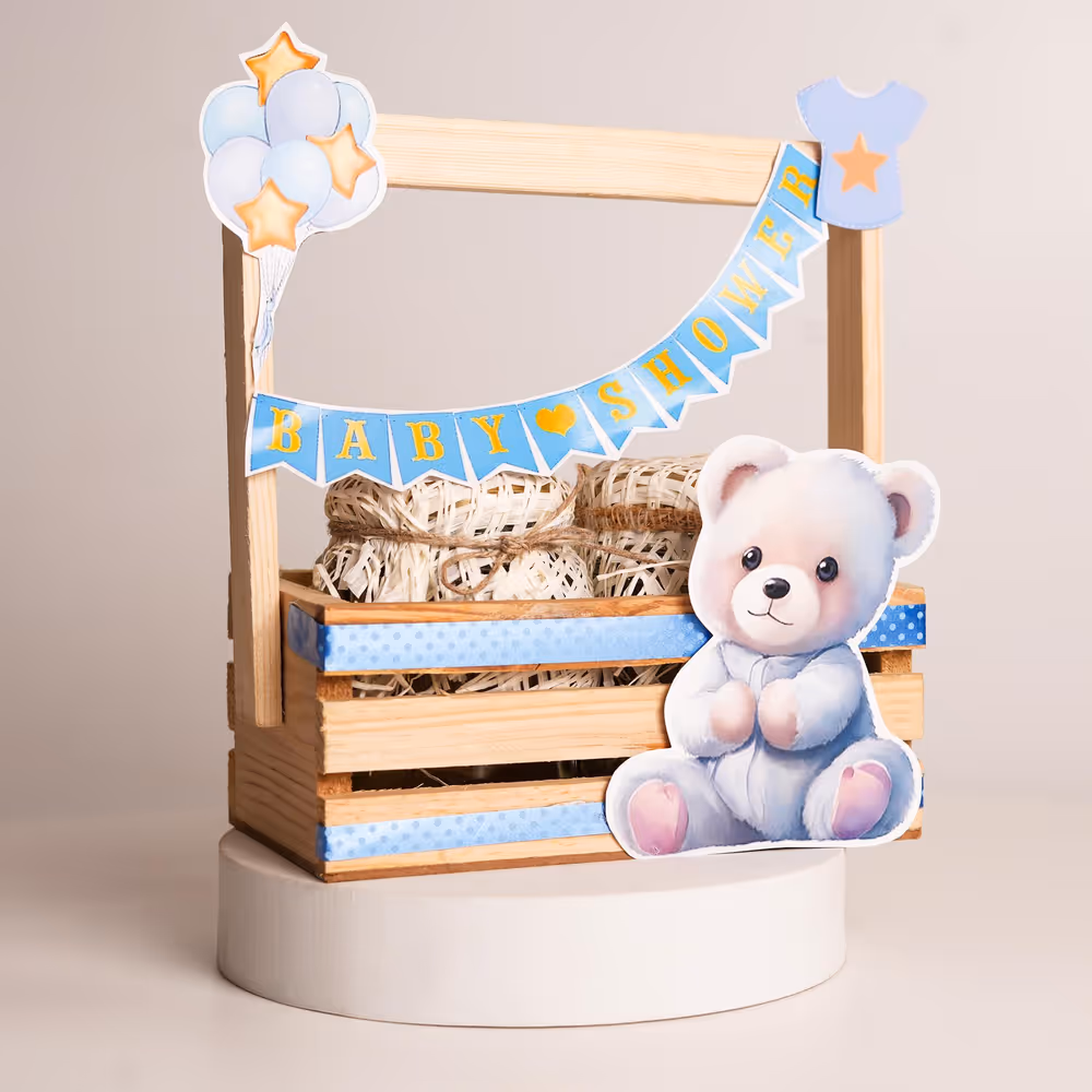 Baby shower hampers to celebrate love and beginnings.