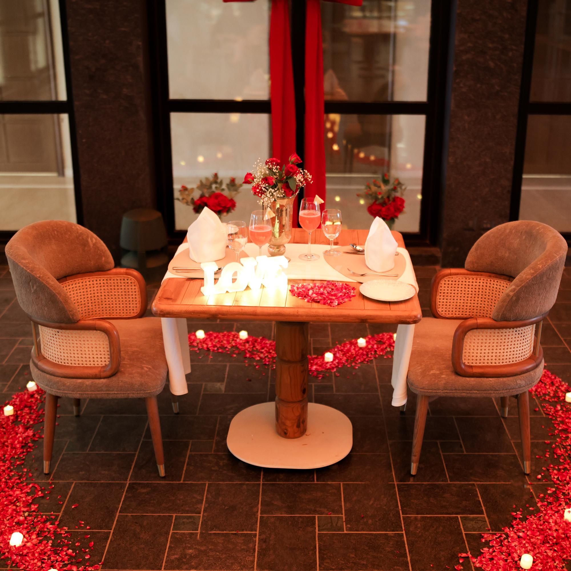 Celebrate love with a 5-course meal and romantic courtyard vibes