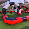 3 hours of non stop fun on the track created with inflatables of massive size