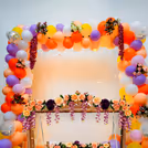Perfectly decorated cradle filled with soft colors and enhanced the joy of onlookers