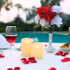 romantic dining in delhi ncr, poolside dining