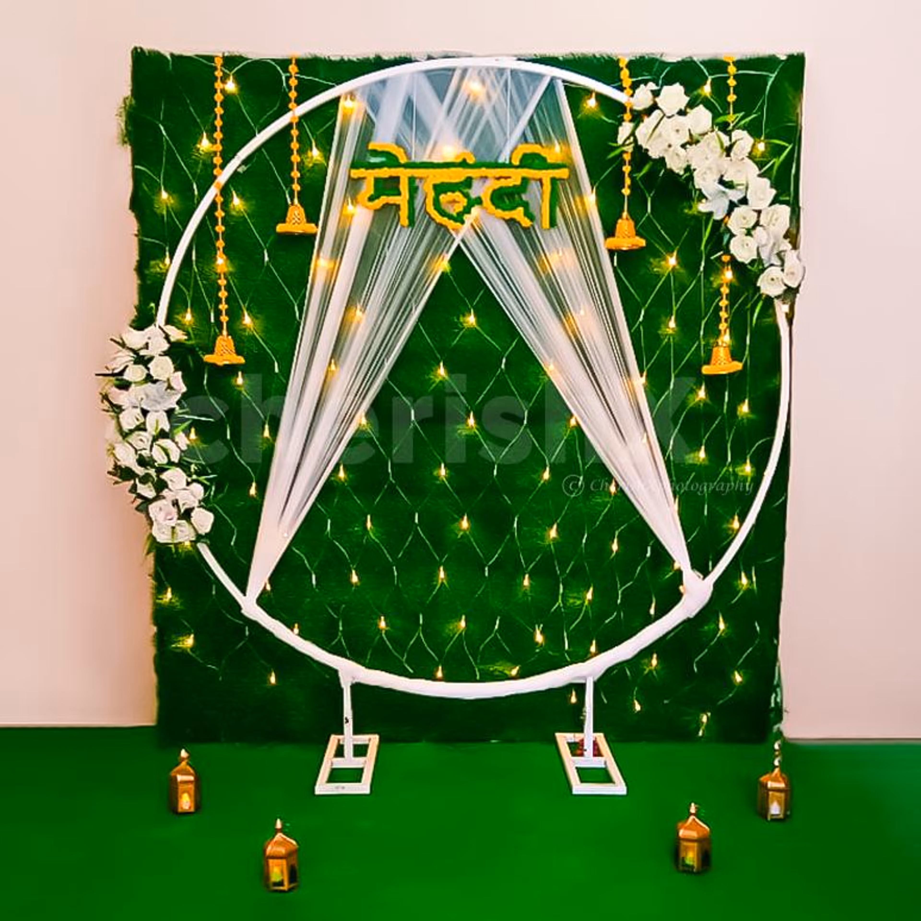 The atmosphere of love, blessings, and vibrant celebration brightens up with diyas