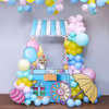 "A dreamy summer birthday setup, perfect for toddlers!
