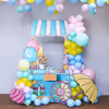 "A dreamy summer birthday setup, perfect for toddlers!