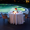 romantic poolside dining for couples in gurugram