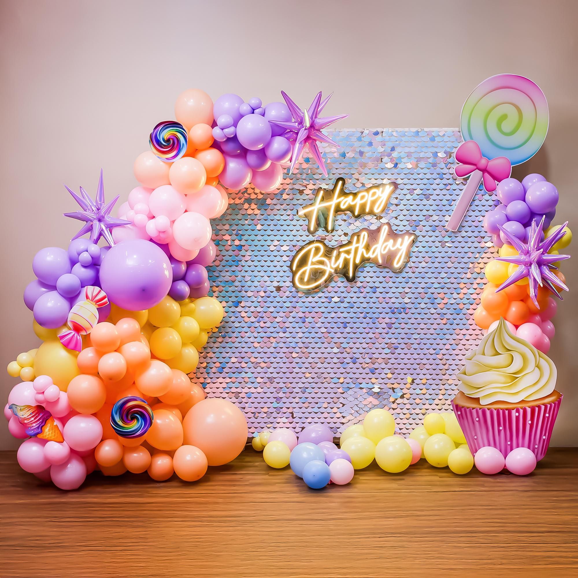Candy theme birthday decor