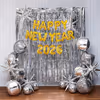 New Year Frill Decor with New Year 2026 Foil Balloon