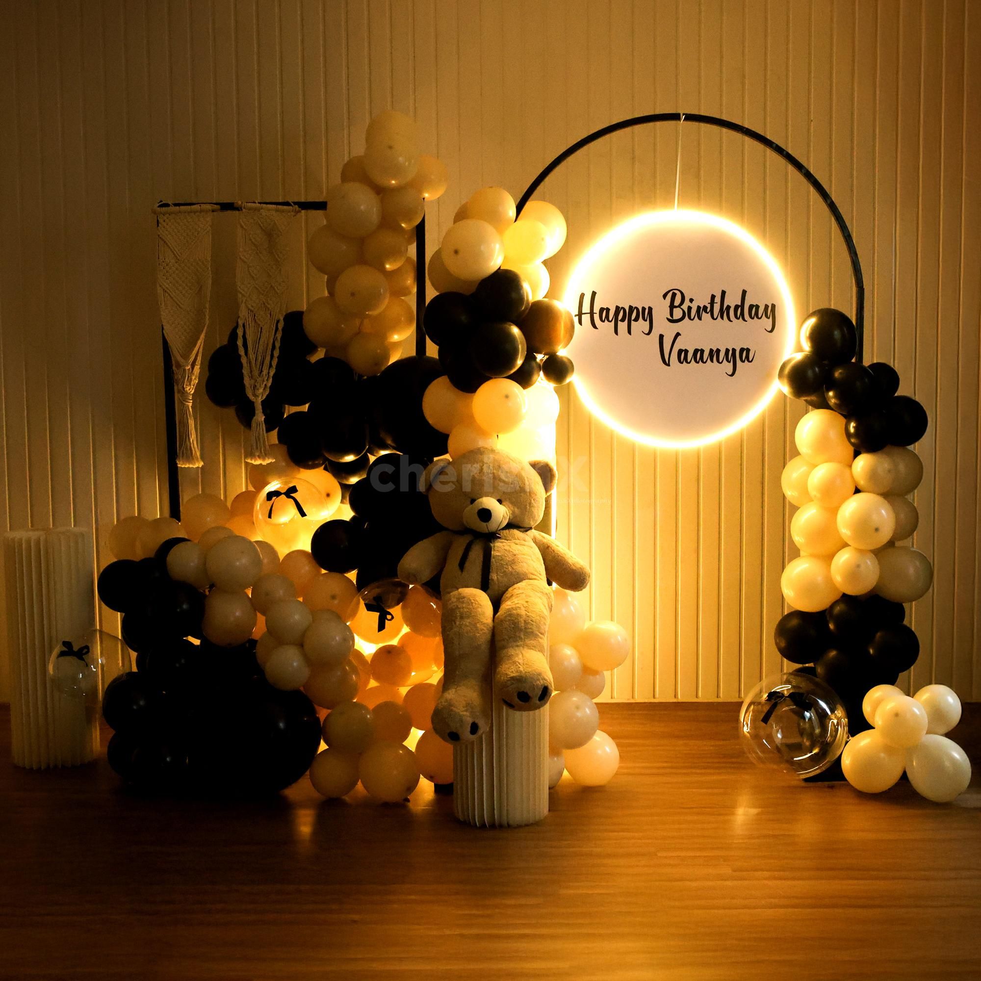 Sophisticated birthday feels with an adorable twist