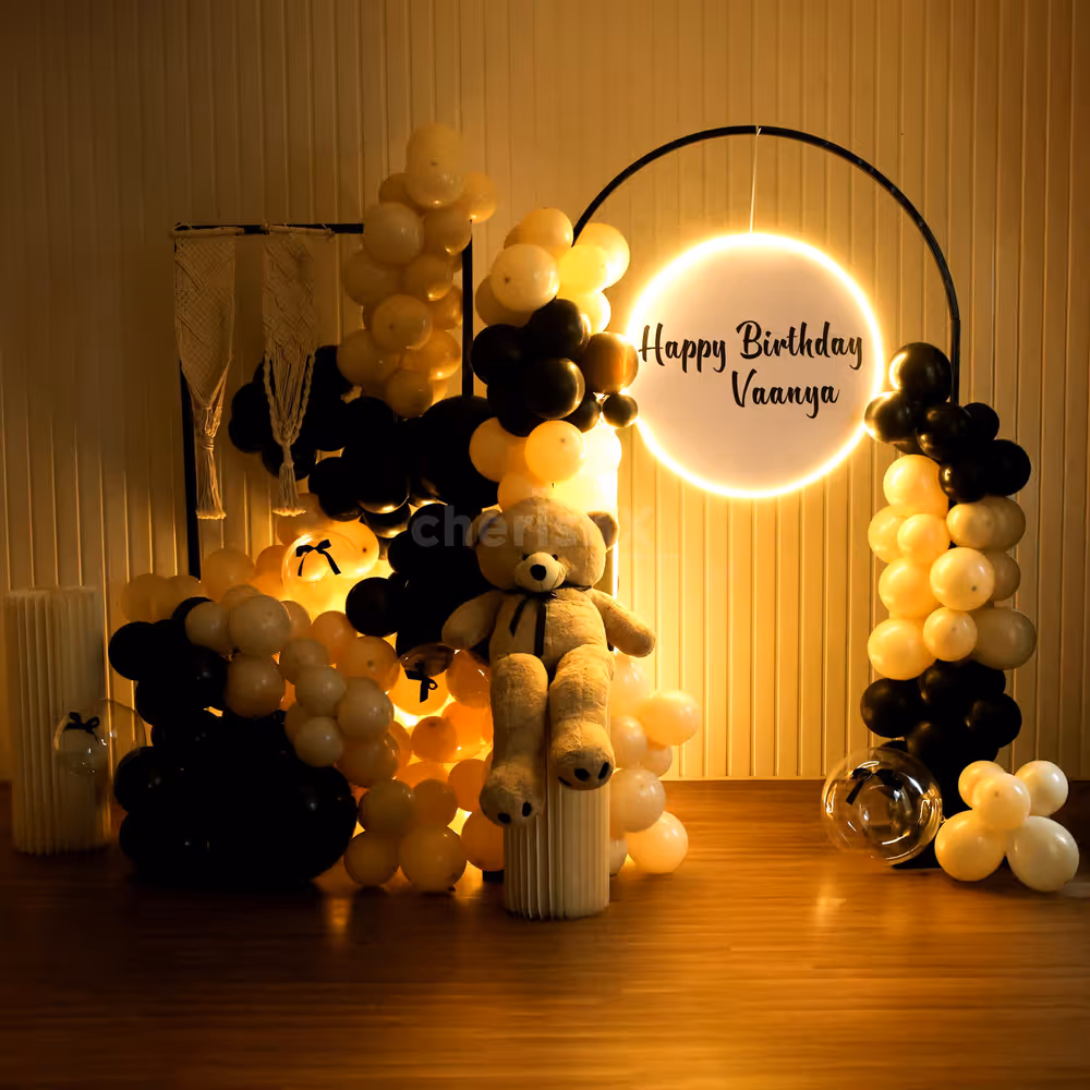 Sophisticated birthday feels with an adorable twist