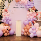 Butterfly cutout ensures the decor is most picturesque in a princess-inspired theme