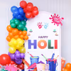 Corporate office holi decoration