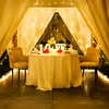 Romantic candlelight dining in gurugram, fairy lights setup dining