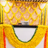 Reception area revives its energy with the positivity of yellow, orange and green layers