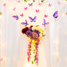 Vibrant butterflies represent the beginning of something beautiful